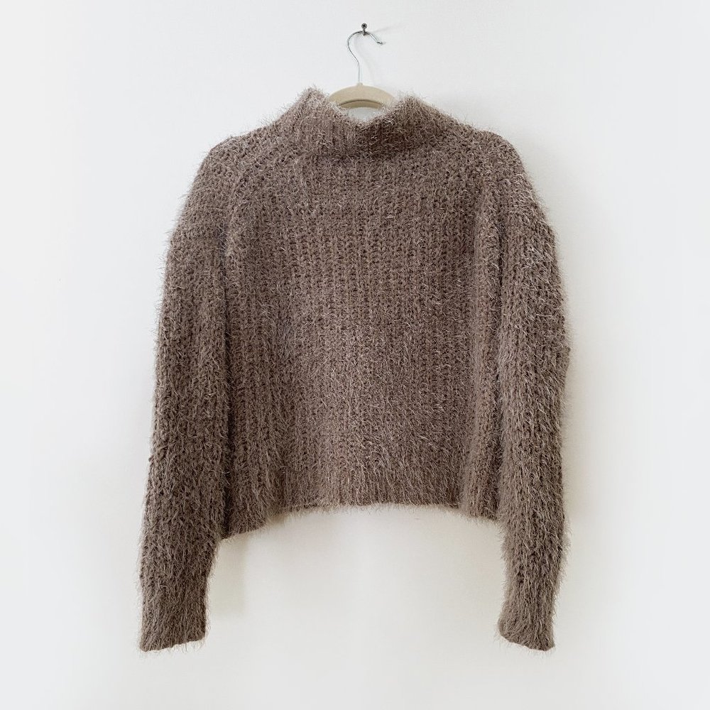 Vintage Havana Chunky Mock Turtleneck Sweater - Picture 3 of 3